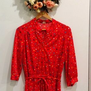 VINTAGE 70s LONG SLEEVED Dress